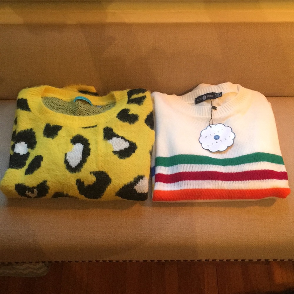 2 fun sweaters-